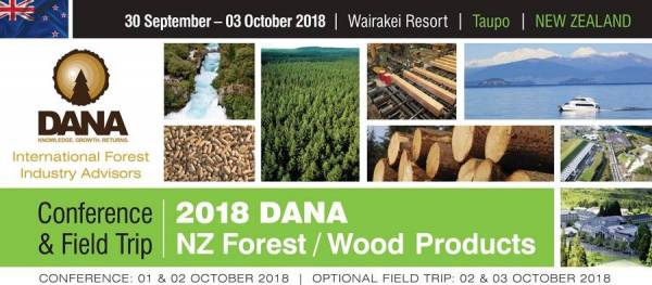 Cover image 2018 DANA NZ Forest - Wood Products Conference & Field Trip