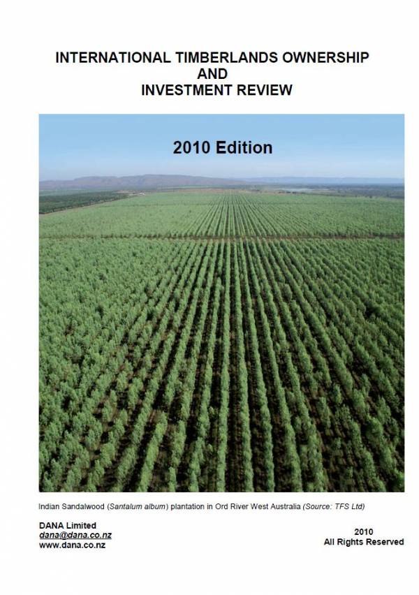 Cover image 2010 International Timberlands Ownership and Investment Review